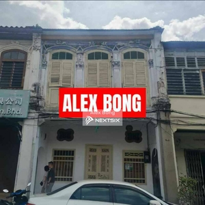 SHOPLOT SALE/RENT TWO STOREY AT GEORGETOWN LEBUH MELAYU, FULLY REVONATION,  WALKING DISTANCE TO GHOST MUSEUM, VERY WELL MAINTENANCE.