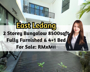 East Ledang, 2 Storey Bungalow, Fully Furnished, Super Good Condition