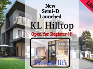 KL hilltop New Semi-D for sale Bukit Wangsa Maju jelatek