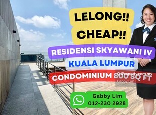 Lelong Super Cheap Condominium @ Sky Awani 4 Setapak Kuala Lumpur