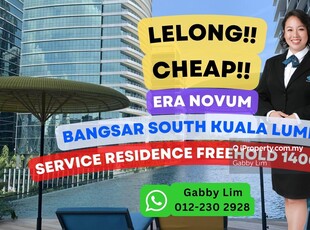 Lelong Super Cheap Service Residence @Novum Bangsar South Kuala Lumpur