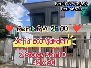 Setia Eco Garden 2 Storey Semi D Lowest Price