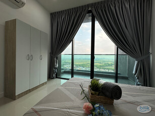 Fully Furnished Balcony Room for rent at Evoke Residence, Jalan Baru, Seberang Perai