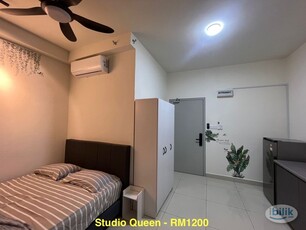 Fully Furnished Studio Queen Bedroom @ Residence @ Suasana Damai