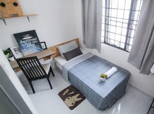 Salvia Apartment Single Room with Window & Aircond @ Kota Damansara near to Giant, Dataran Sunway, Mitraland, The Strand, MRT Surian, Tropicana Garden