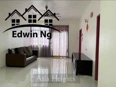 Asia Heights Middle Floor Unit, Partially Furnished, Good Condition
