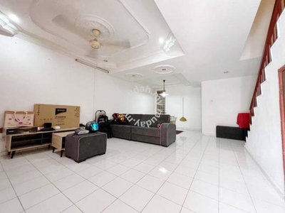 FullLoan Bukit Tiram Jalan banang Double 2 Storey Terrace Ulu For Sale