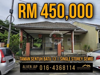 Full Loan SemiD single storey at batu 13