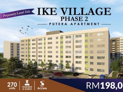 New Freehold Affordable Putera Housing Apartment at IKE Village 2