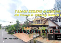 Taman Serene 2-Storey Renovated 3600sf SemiD @JB Town