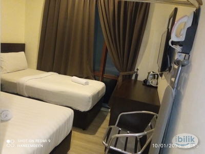 Newly Reno Zero Deposit Hotel Room w Own Bath ⭐️ Jalan TAR ⭐️ Walk to LRT Masjid Jamek, Merdeka Square⭐️