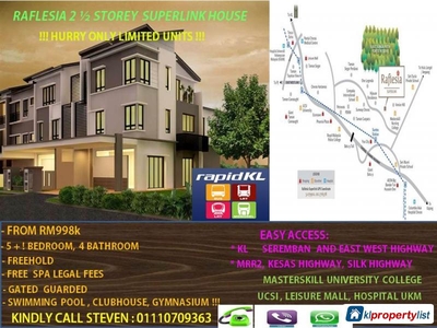 6 bedroom 2.5-sty Terrace/Link House for sale in Cheras