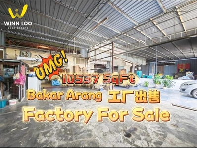 Bakar Arang Kawasan Meil Corner Lot Factory For Sale Sungai Petani
