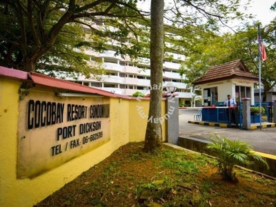 Cocobay Resort 1 Room for Rent, Telok Kemang, Port Dickson, Vacant