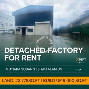 Detached Factory Kota Damansara Subang 2, Jalan U5 Shah Alam Mutiara