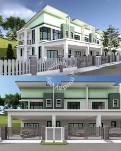 Freehold Krubong 2 Storey terrace Full loan Last unit