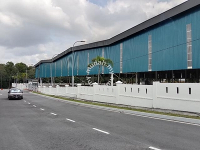 New Detached Factory Warehouse Nilai 211k Bu 7.7 Acre Road Frontage