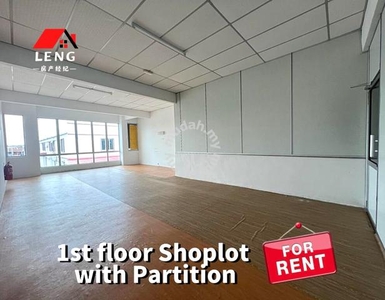 【Ready with Partition】First Floor SHOPLOT for Rent TAMAN SONGKET INDAH