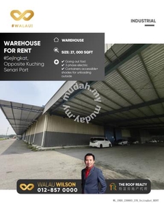 Sejingkat Warehouse for Rent