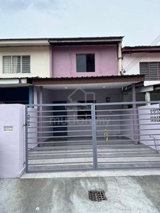 Double Story Low Cost Terrace House Ulu Tiram