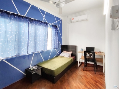 【Budget Unit @ Subang Bestari】 Single Room with AC, Fully Furnished