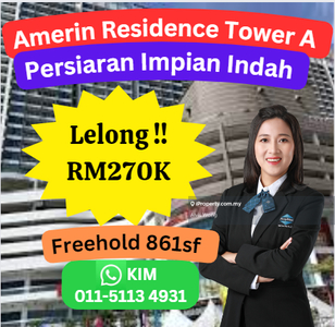 Cheap Rm150k Amerin Residence Tower A Persiaran Impian Indah
