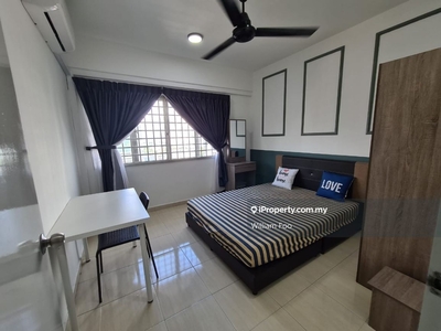 Common Room Fully Furnished @ Duta Impian Taman Century Low Depo Rent