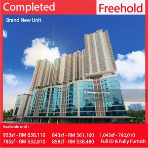 Freehold, Brand New Unit, Limited unit left
