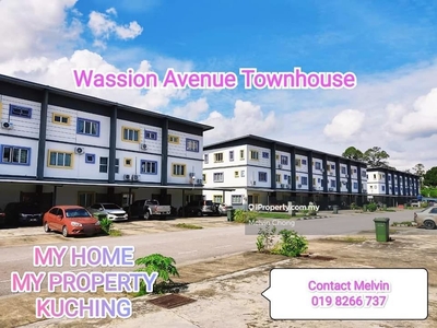 Wassion Avenue Townhouse At Batu 15 To Kota Samarahan For Sale