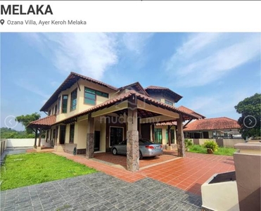 Big Land 8000 sq.ft 2 Sty Bungalow with 7 Room Ozana Villa Ayer Keroh