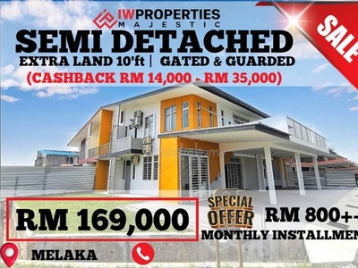 Free Booking Freehold Modern Design Semi D Townhouse Alor Gajah Melaka