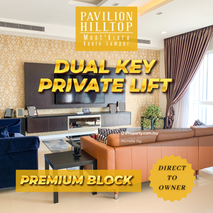 Exclusivity with Maximum Privacy! Private Lift & Unblocked KLCC View!