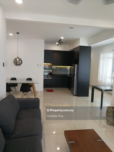 Freehold at bangsar south corner unit with furnished
