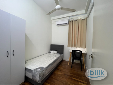 Fully furnished single room rent at Cheras South near Bandar Tun Hussein Onn, Balakong