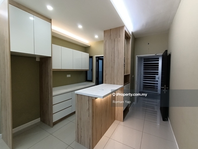 Fully renovated partially furnished nice unit with 2 parking for rent