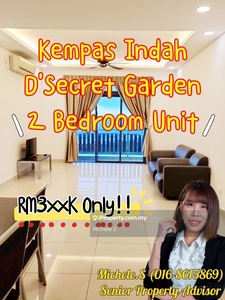 Kempas Indah D Secret Garden 2 Bedroom Unit For Sale