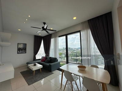 Nadi Bangsar unit with a skyline view for rent