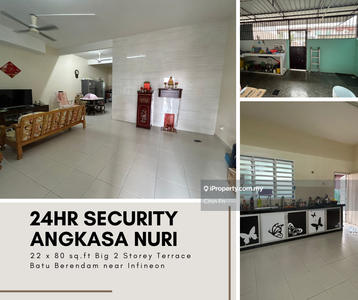 Super Size 22 x 80 sq.ft with 24hr Security Angkasa Nuri Batu Berendam