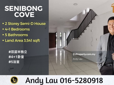 Wateredge Residence @ Senibong Cove 2 Storey Semi D For Sale