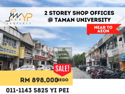 Taman University Shoplot For Sale