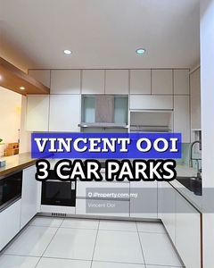 3 Carparks! Fiera Vista 1450sf Kitchen Renovated Bayan Lepas Airport