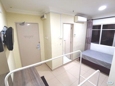 3min walk MRL Imbi ‼️ Bukit Bintang Super single bed with Private bathroom