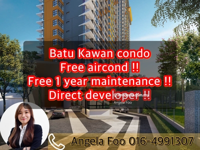 Anggun Residences,Batu Kawan right next to Design Village,free aircond