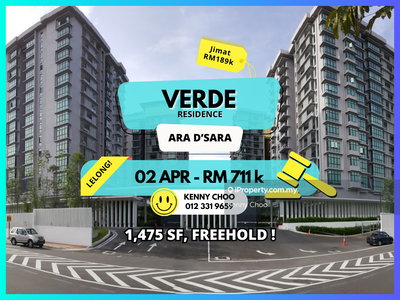 Bank Auction Save Rm189k Verde @ Ara Damansara Petaling Jaya