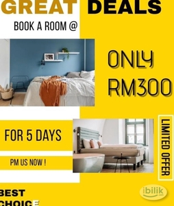 Brand New Co-Living Master Room at Johor Bahru, Johor⭐ ( Rm 300 Booking Fees ONLY )