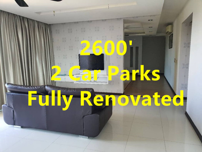 Central Park Condominium - Fully Renovated - 2600' - 2 Car Parks - Jelutong