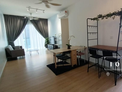 IKEA Style Furnished!! GAYA Resort Home, Bukit Rimau 3 Room Type!! With Aircond