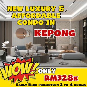 Kepong New Luxury Condo, Monthly Installment Rm1400 only Early Bird