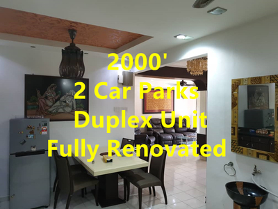 Putra Place - Fully Renovated - Duplex Unit - 2000' - 2 Car Parks - Bayan Lepas
