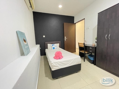 [Rest & Go] Available Single Bed with Fully Furnished in Bandar Botanic with Private Bathroom at Klang, Selangor